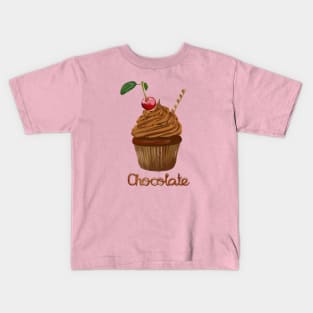 Chocolate Cupcakes Kids T-Shirt